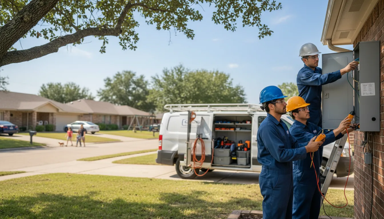 Certified electrician providing emergency electrical services in Sweet Home, TX